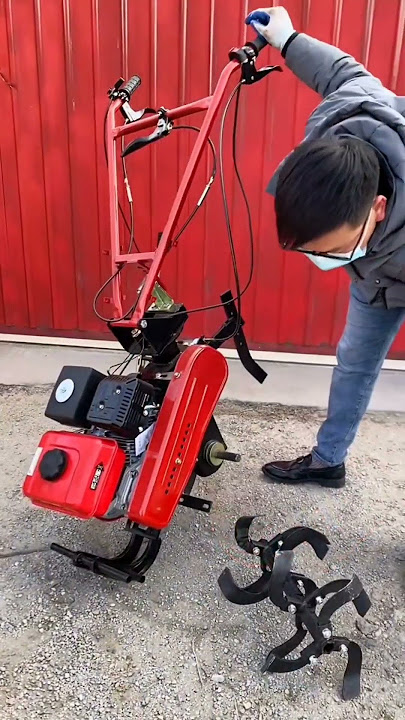 Micro tillage machine  Cultivator  Orchard greenhouse management rotary tiller  One machine with