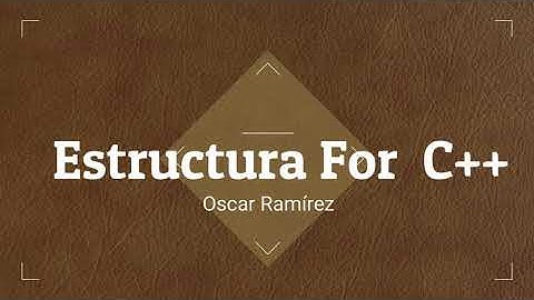 Estructura iterativa For