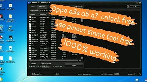Emmc tool || Oppo a3a a5 a7 unlock ||  Isp Pinout tool || Aj Mobile Repairing