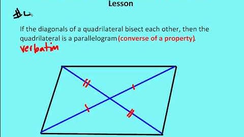5.6 Proving that a Quadrilateral is a Parallelogram (Lesson)