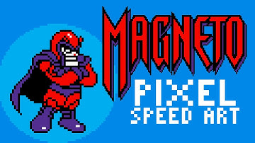 Magneto Pixel Speed Art and Animation by PXLFLX