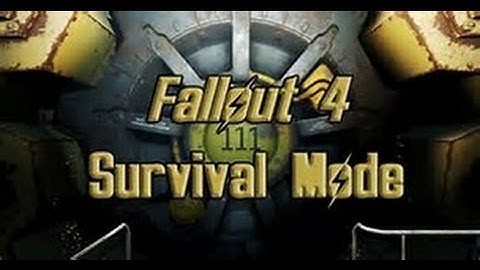 MUCH HARDER | Fallout 4 Survival mode #1