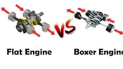 Flat engine vs Boxer: Here