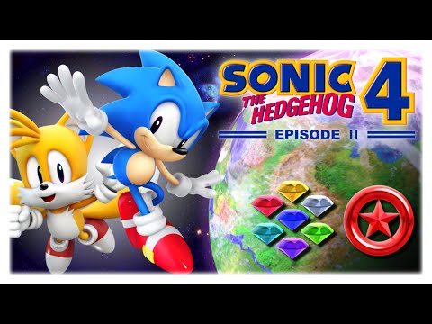 Sonic 4 Episode II: Classic Characters 100% Playthrough (All Chaos Emeralds & Red Rings)