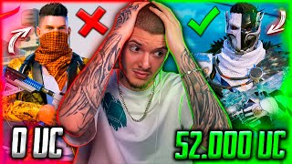 52 000 UC! ИДЕАЛЬНАЯ ПРОКАЧКА АККАУНТА В PUBG MOBILE! ПРОКАЧАЛ ЛЕДНИК, Х-КОСТЮМ, TUATARA ПУБГ МОБАЙЛ