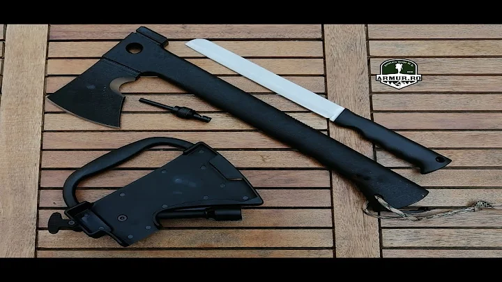 Survival ax with amnar, whistle and secret knife h...