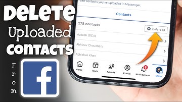 How to Delete Uploaded Contacts From Facebook
