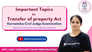 Important topics in Transfer of Property Act l Karnataka Judiciary Exam Preparation l screenshot 2