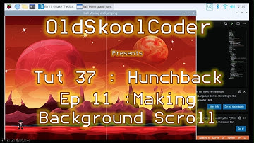 Tutorial 37.11 - Making the Background Scroll (PyGame Python)