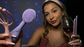ASMR ✨Sleepover✨ with your bestie 💝 Pampering YOU  (personal attention + layered soundzzz) 😴