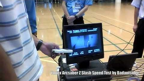 Badminton Yonex ARC Z Speed Test Video Capture Fastest Smash Record