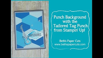 Tailored Tag Punch Background ~ Beth