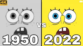 Evolution of Spongebob Squarepants in Cartoons & Movies 1950 To 2022