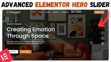 Create a Stunning HERO SLIDER Using ELEMENTOR (Step-by-Step) | WordPress 2026