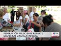 "Dios se los pague": organización jalisciense entrega comida gratis a familias en Los Ángeles