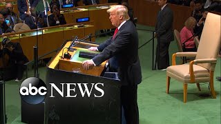 World leaders appear to laugh at Trump at UN