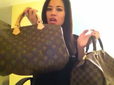 DAMIER EBENE VS MONOGRAM  LOUIS VUITTON SPEEDY BANDOULIERE 30