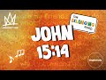 BIBLE MEMORY VERSE | KIDS SING-ALONG | John 15:14 Kingdomcity Kids