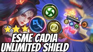 ESMERALDA CADIA MAGE DARAH FULL PUTIH  MAGIC CHESS MOBILE LEGENDS