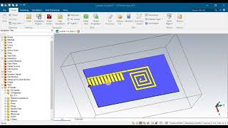 Simulate Matching RLC components on 13.56MHz NFC RFID Antenna with HFSS software CST