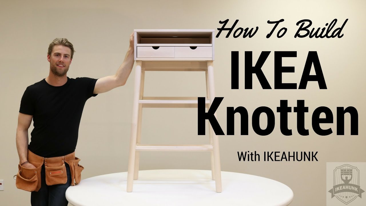 How To Assemble Ikea Knotten Standing Desk Youtube