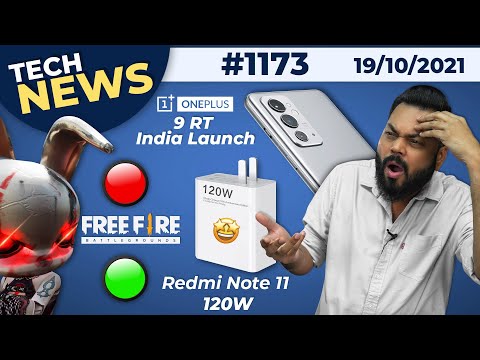 Redmi Note 11 120W⚡, OnePlus 9 RT India Launch, M1 Pro & M1 Max,Free Fire Red - Green Light-#TTN1173