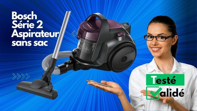 ASPIRATEUR SANS SAC VIOLET SERIE 2 BOSCH