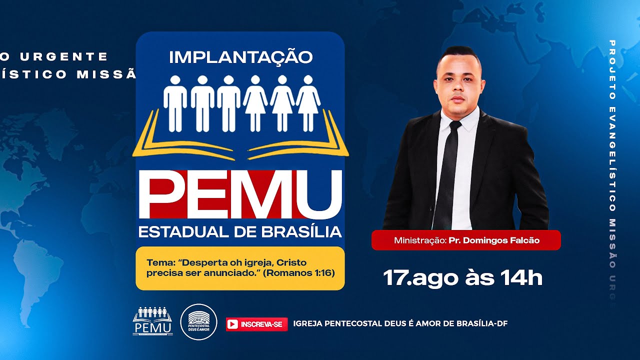 14h | IPDA AO VIVO | IMPLANTAÇÃO DO PEMU EM BRASÍLIA - Projeto ...
