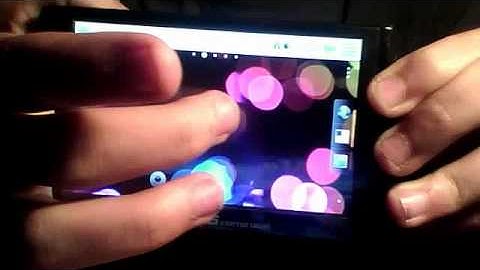 Archos 5 it running 2.2 froyo(please put in headphones)