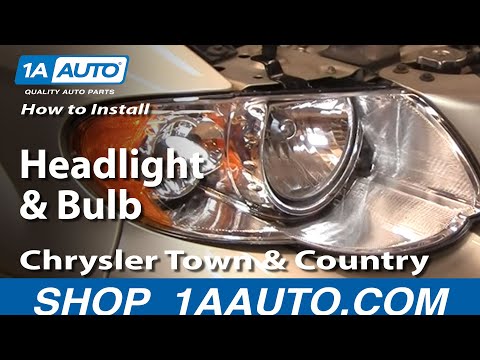 How to Replace Headlight 05-07 Chrysler Town & Country