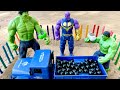 Aaj Hulk 💪 apne bacche ko 👶 kese 🔮 bacha payega? 😱 Gadi wala cartoon: 🚛 Hulk Vs Thanos 🆚👹💥