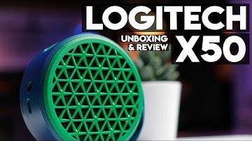 Logitech X50 - Cheap, Tiny Bluetooth Speaker that blows your mind! Unboxing and Review + Sound Test