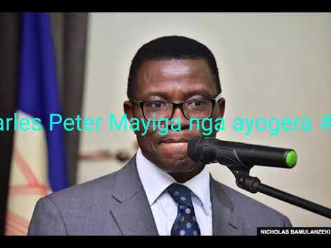 Katikkiro Charles Peter Mayiga nga ayogera Ku luyimba  Kusajjalaata