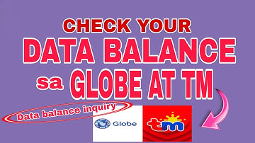 Paano Mag Balance Inquiry ng Data sa Globe at Tm