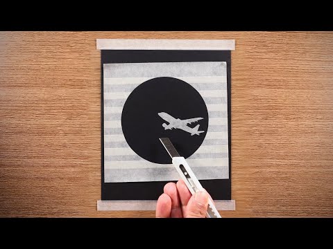 Passing the Blood Moon / Drawing with Oil Pastels