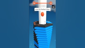 Stack Ball 🔥 Level 32 Perfect Clear in One Go 😱 | Insane Speed Run! #gaming #stackball #games