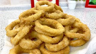 :    " " /  /The most REAL Squid Rings Squid in Batter