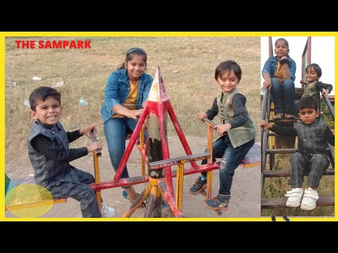 Children Outdoor Playing in Park | Rasrang Park in Bijawar | Sampark, Sai & Vaishnavi | The Sampark