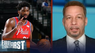 Sixers' Joel Embiid is out of the MVP conversation — Chris Broussard | NBA | FIRST THINGS FIRST