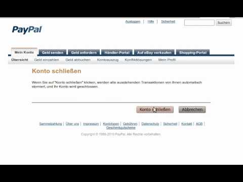 paypal kündigen