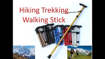 Trekking walking stick.! How to use trekking poles LIKE A PRO! | Plus extra tips and tricks