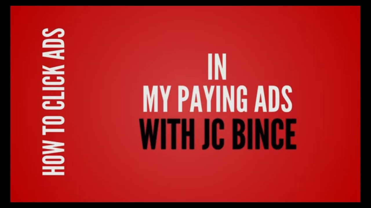 My Paying Ads Training - How to Click Ads