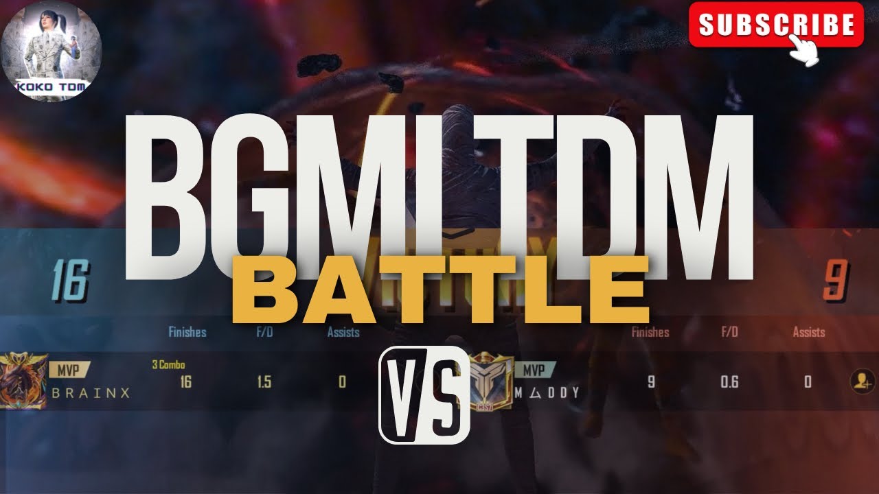 Intense 1v1 tdm battle | KOKO VS MADDY | BGMI tdm gameplay #viral # ...
