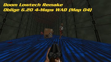 [Doom II] Doom Lowtech Remake + Oblige 6.20 4-Maps WAD (Map 04)