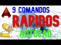 9 COMANDOS DE AUTOCAD PARA SER MAS RAPIDO EN HACER TUS DIBUJOS