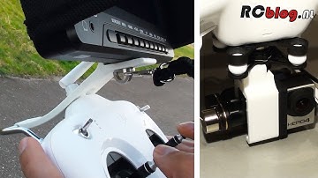 Rave Aerial Video DJI FPV Monitor Mount + H4-3D Travel Bracket video review (NL)