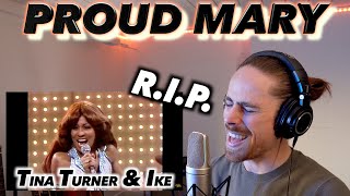 Ike \& Tina Turner (R.I.P.) - Proud Mary (live) FIRST REACTION!