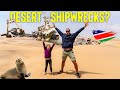 Shipwrecks sandboarding  the smelliest place in namibia  driving to swakopmund