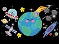 Outer Space Wonders | High Contrast Baby Sensory Video
