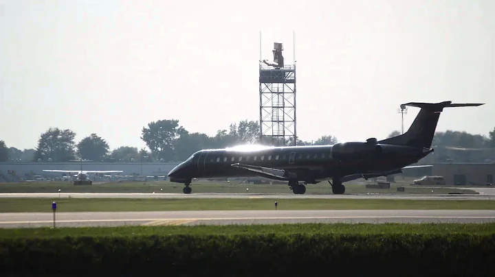 Plane Spotting at KBUF: DEI Champion Air ERJ-145 Arrival from Peterborough Airport 8/30/15